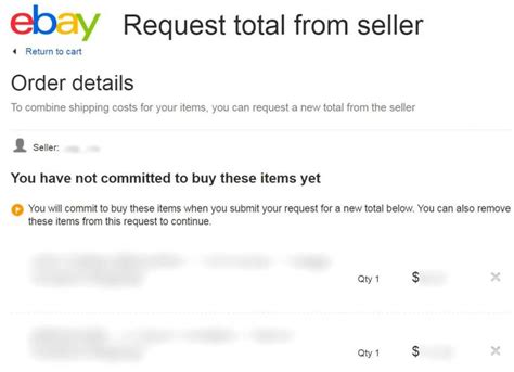 ebay request total from seller|ebay request total not working.